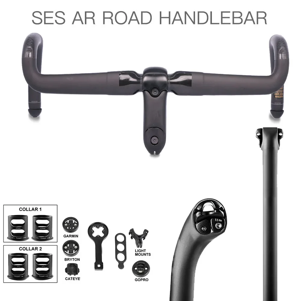 Carbon Fiber Saddle - Manillar de carbono T1000 SES 2021,