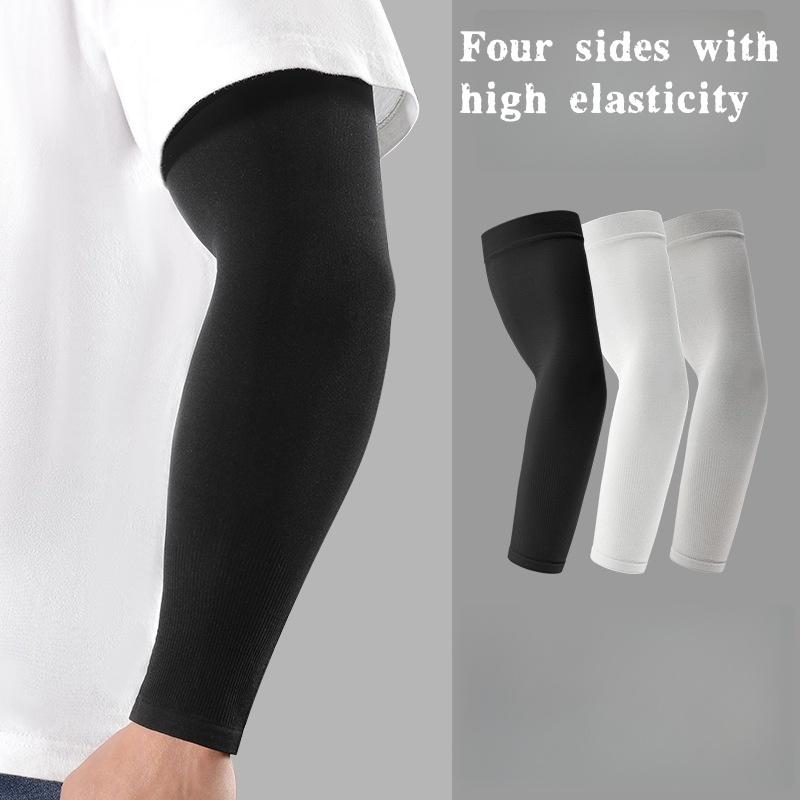 Cycling Gear Men - 2 Mangas Protectoras de Seda Fría