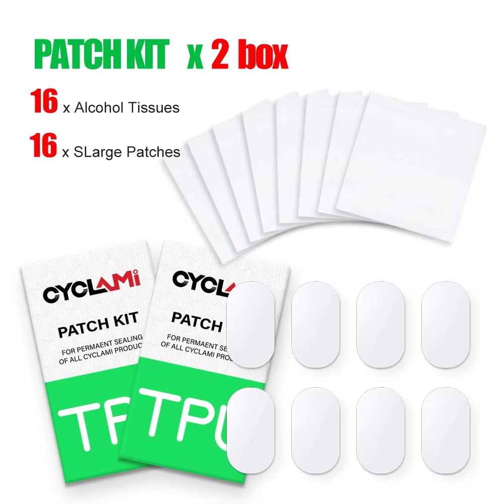 Bike Tube Repair Kit - CYCALMI 16/80 Uds. Kit de reparación