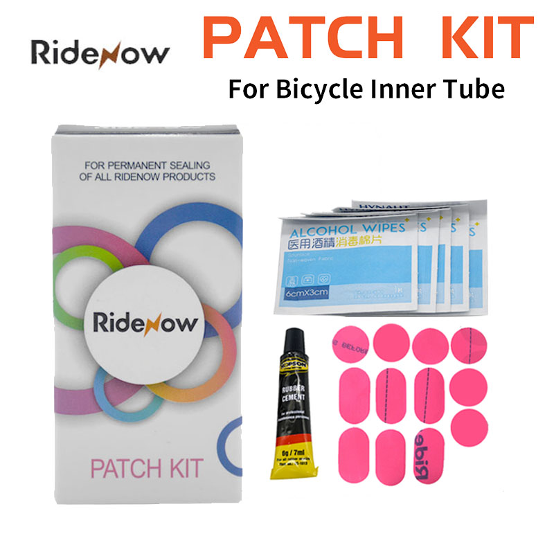 Bike Tube Repair Kit - Ridenow Kit de parches TPU herramienta