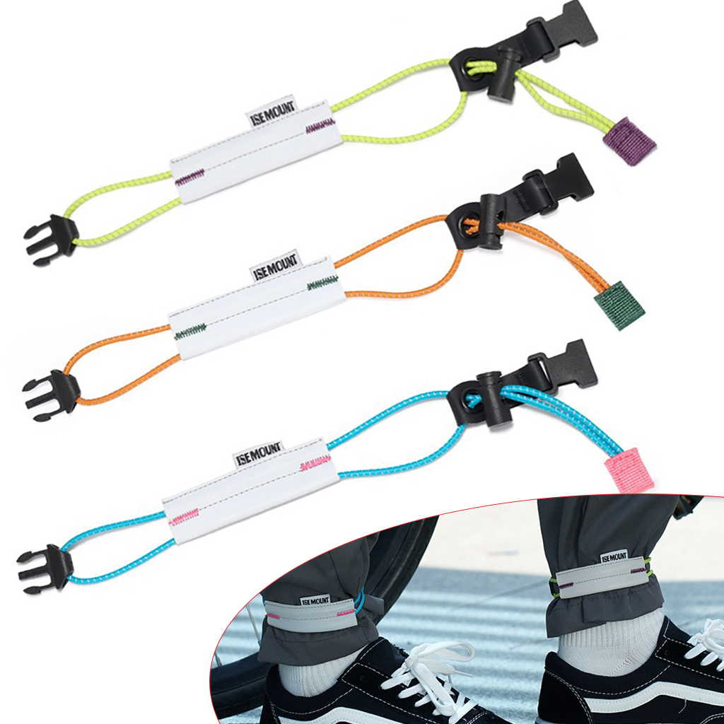 Cycling Gear Men - Correa Reflectante para Pantalones de Ciclismo,