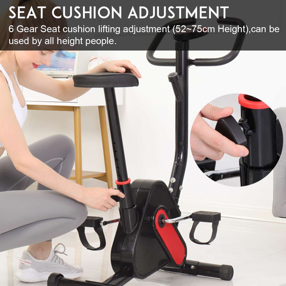 Cycling Gear Indoor - Máquina de ciclismo con pantalla LED,
