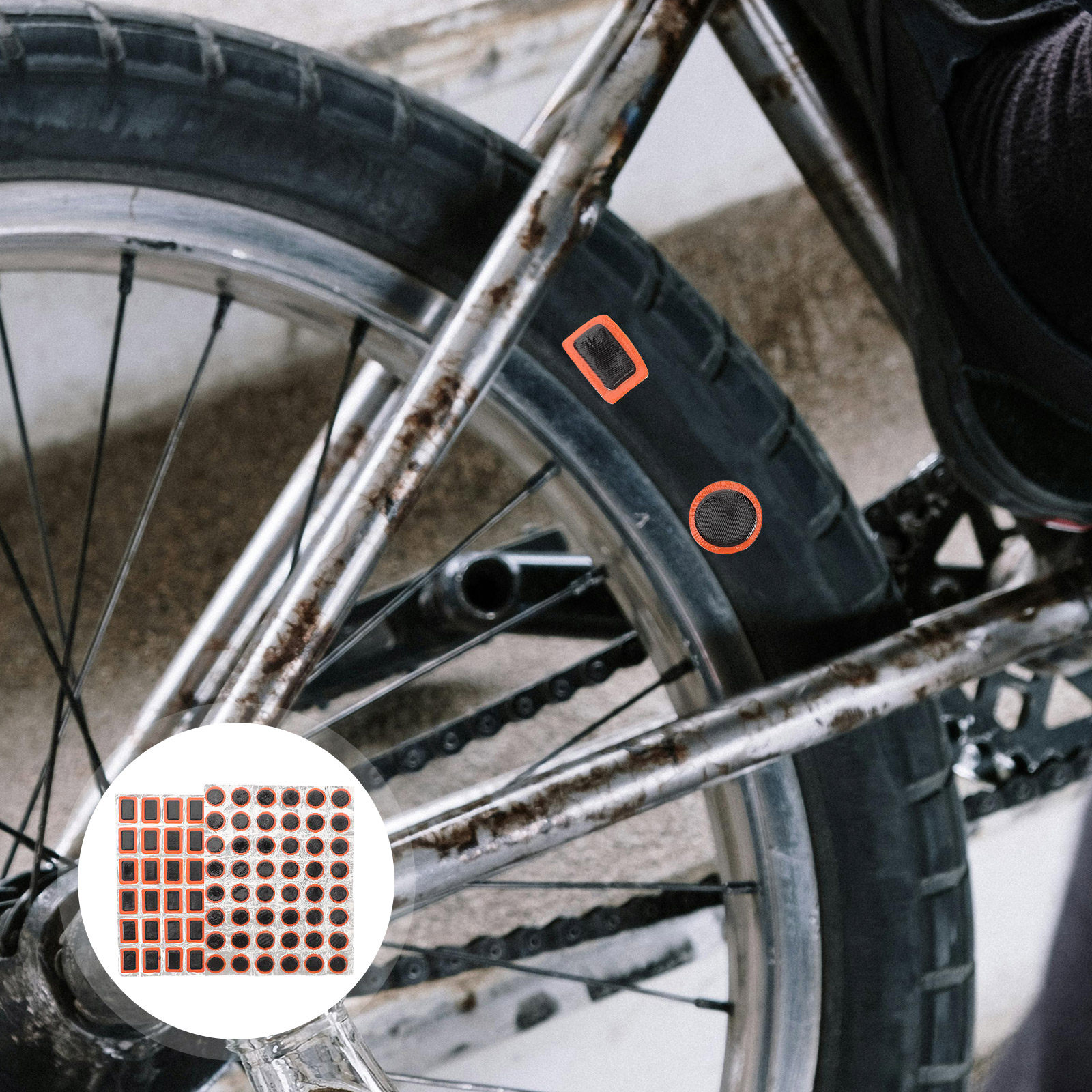 Bike Tube Repair Kit - Kit de Parches para Reparación de