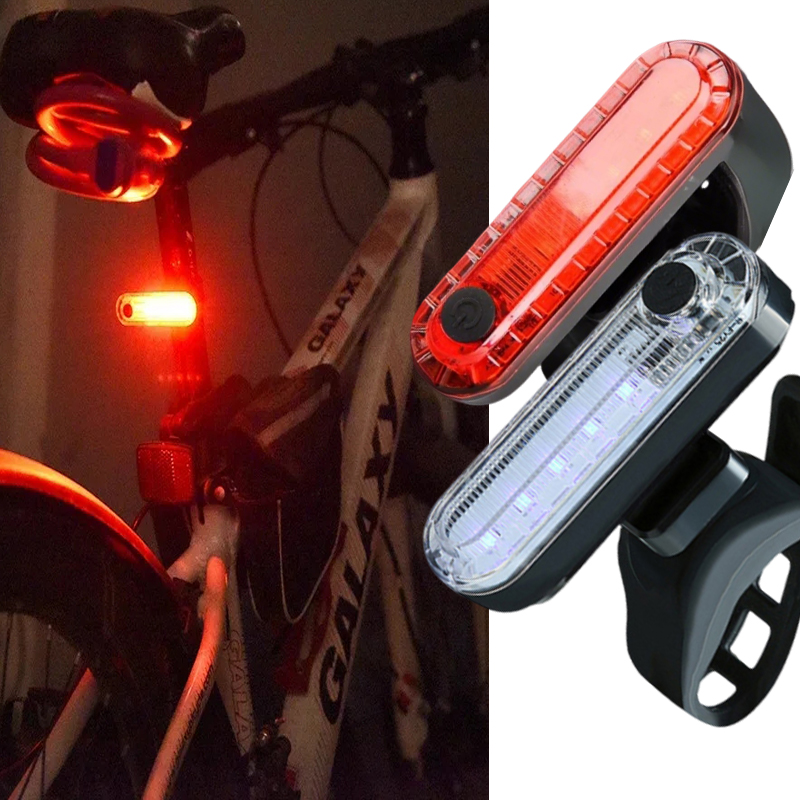 Bicycle Helmet - Luz trasera de bicicleta recargable por