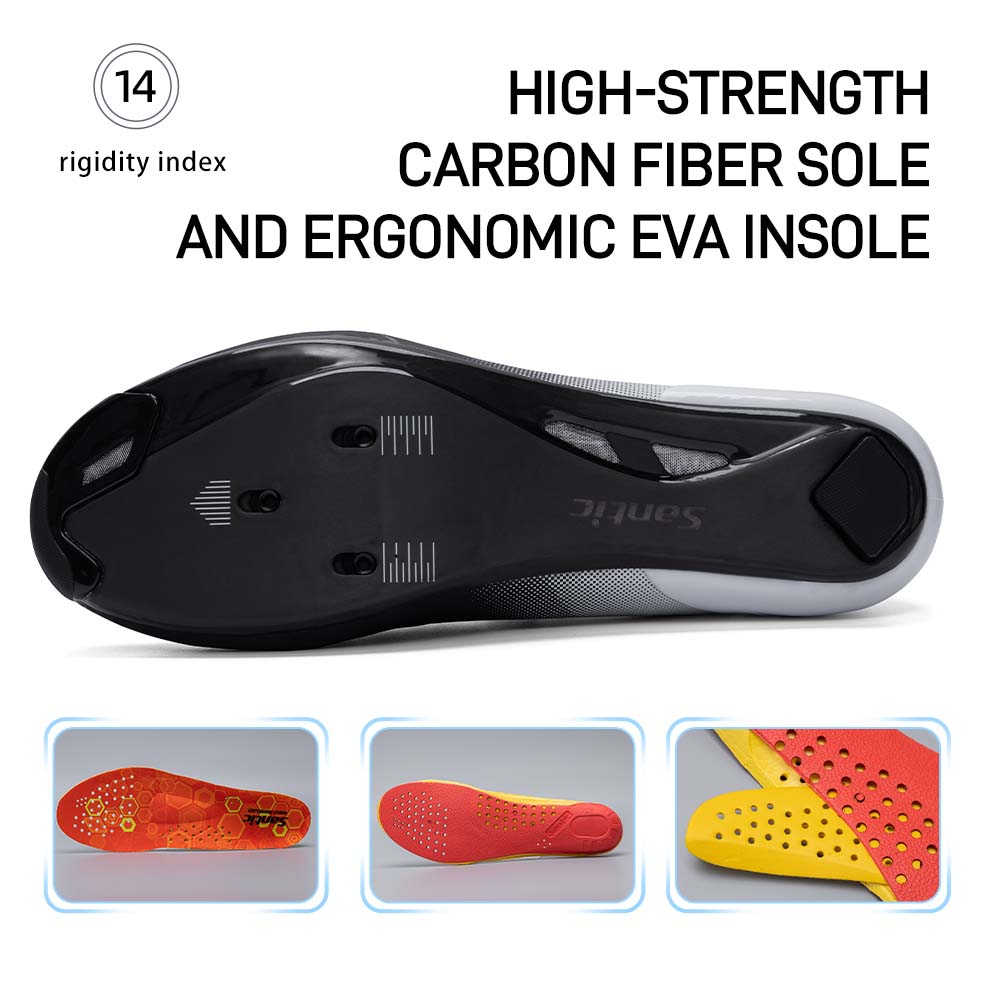Santic-zapatos de ciclismo par - Cycling Shoe Insoles reseña y precio