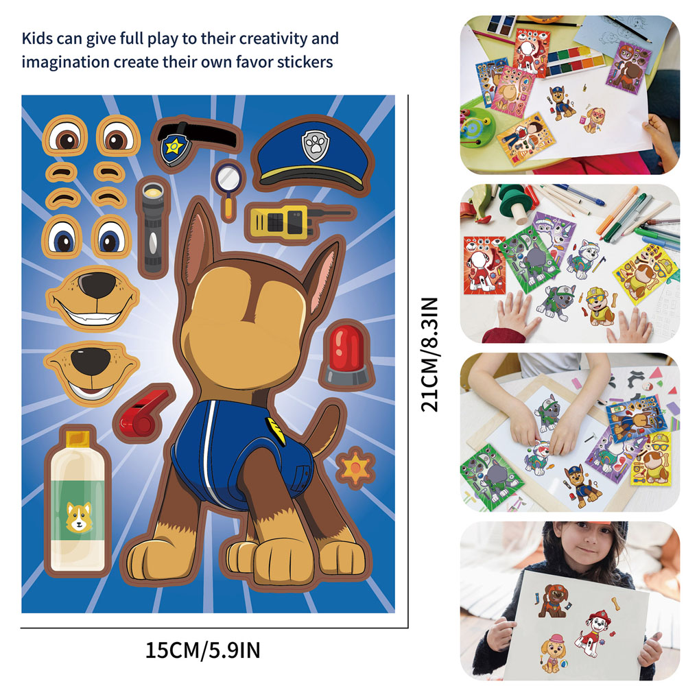 16PCS PAW Patrol - Pegatinas D - Bicycle Helmet reseña y precio