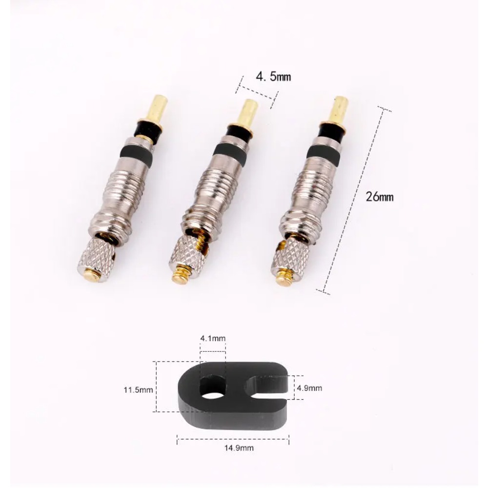 6/18 piezas Adaptador de válvu - Bike Tube Repair Kit reseña y precio