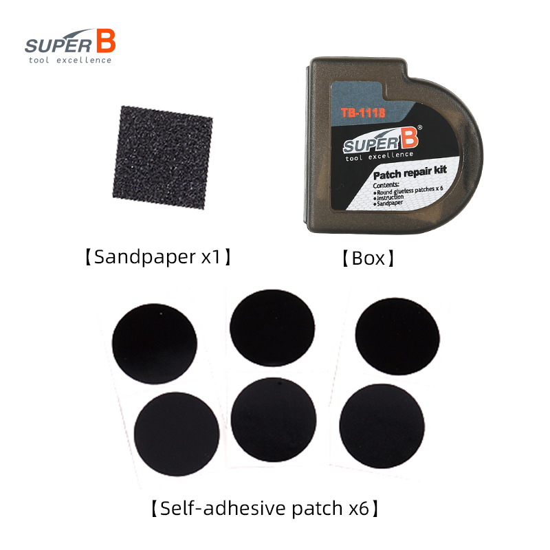 Parches de reparación de bicic - Bike Tube Repair Kit reseña y precio