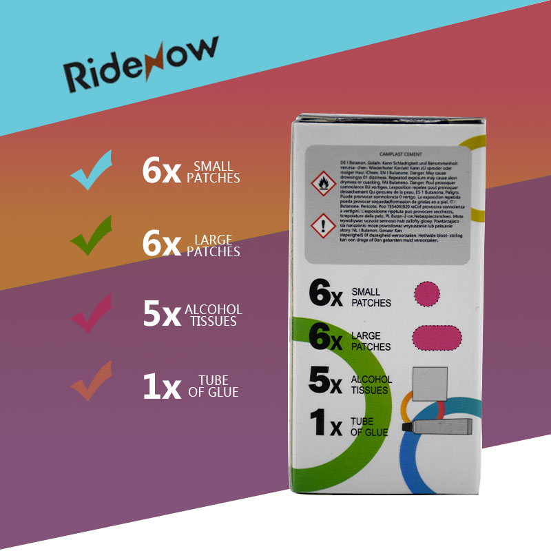Ridenow Kit de parches TPU her - Bike Tube Repair Kit reseña y precio