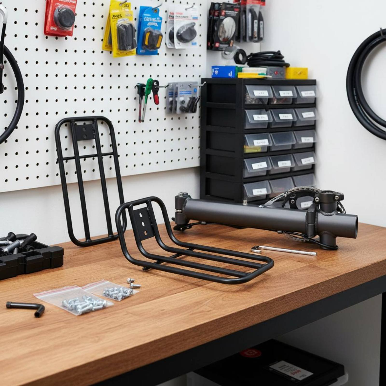 Portaequipajes delantero plega - Bike Cargo Rack reseña y precio
