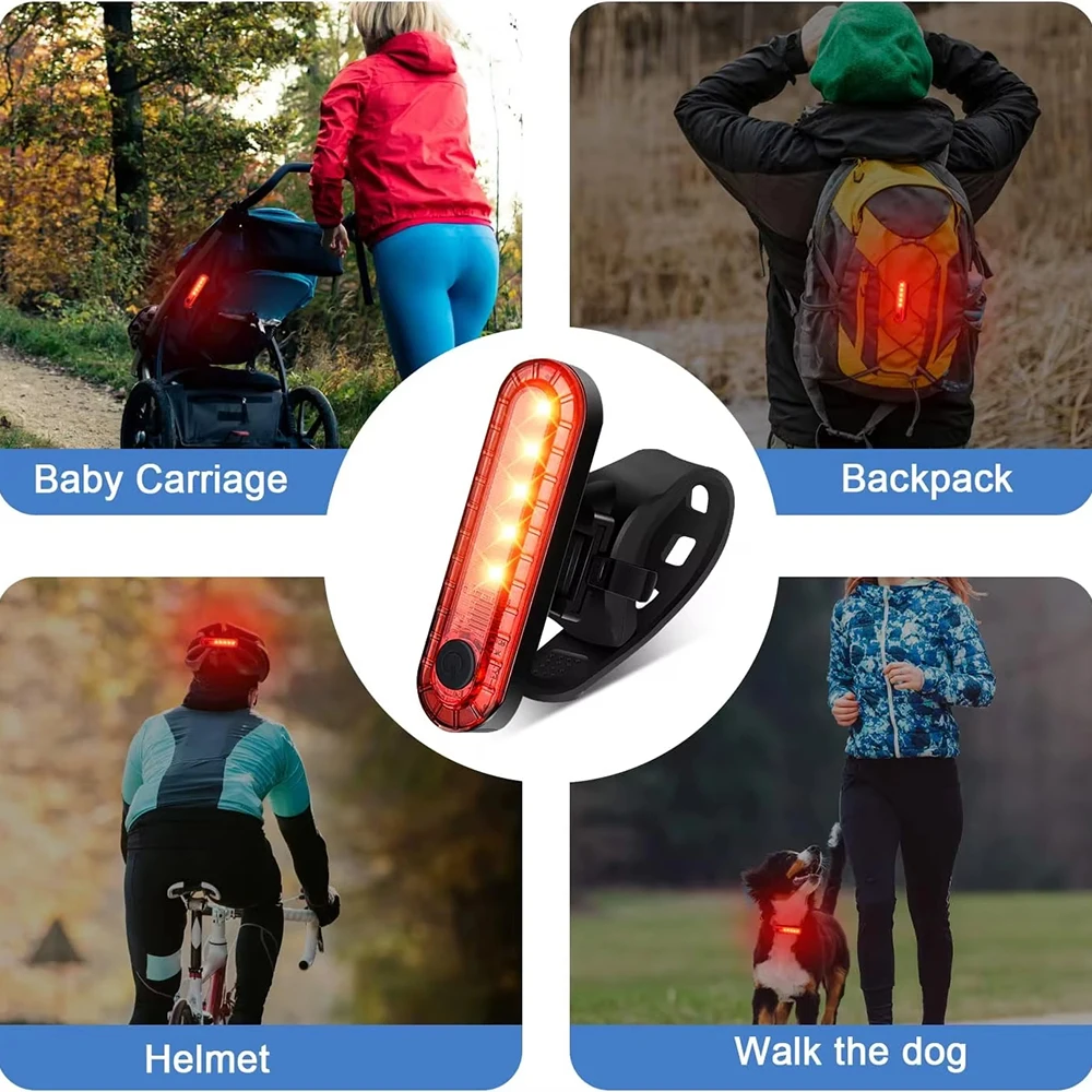 Luz trasera de bicicleta recar - Bicycle Helmet reseña y precio