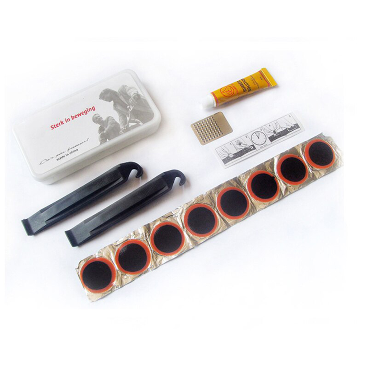 Kit de reparación de neumático - Bike Tube Repair Kit reseña y precio