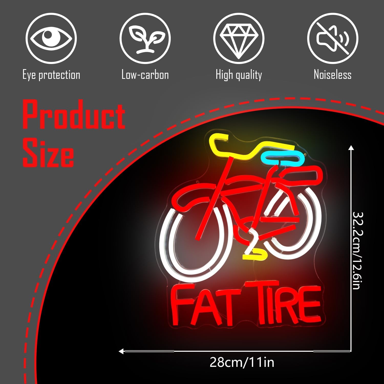 Letrero LED de Neón para Bicic - Cycling Gear Indoor reseña y precio