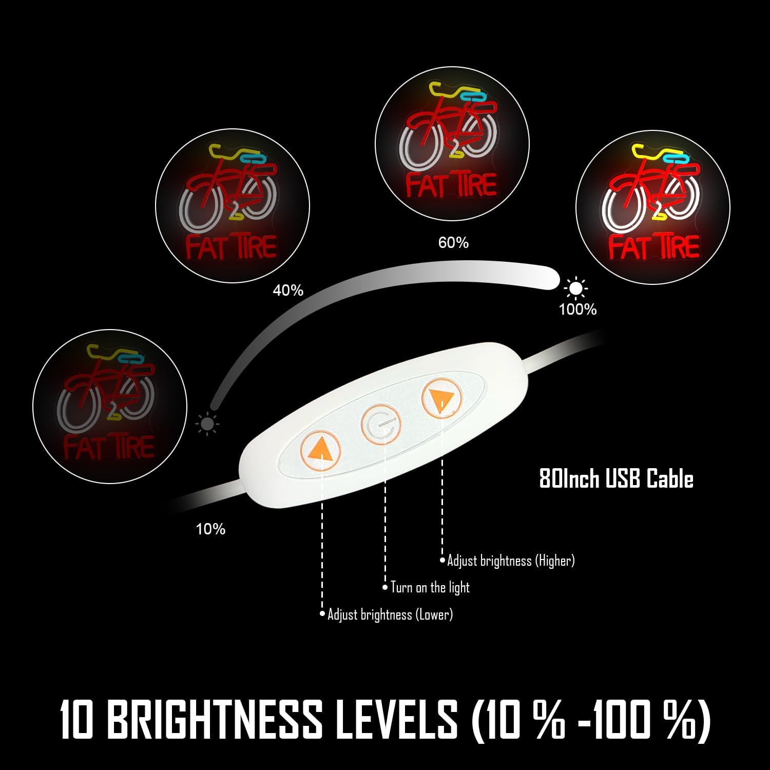 Letrero LED de Neón para Bicic - Cycling Gear Indoor reseña y precio