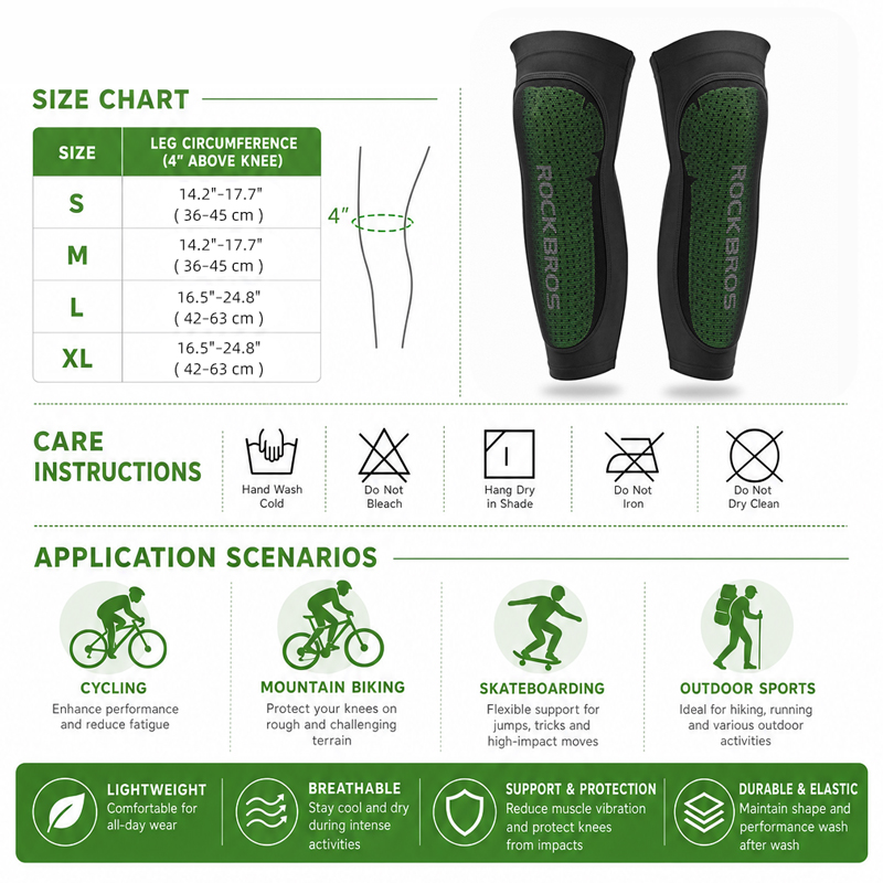 ROCKBROS-Protector de piernas  - Cycling Gear Men reseña y precio