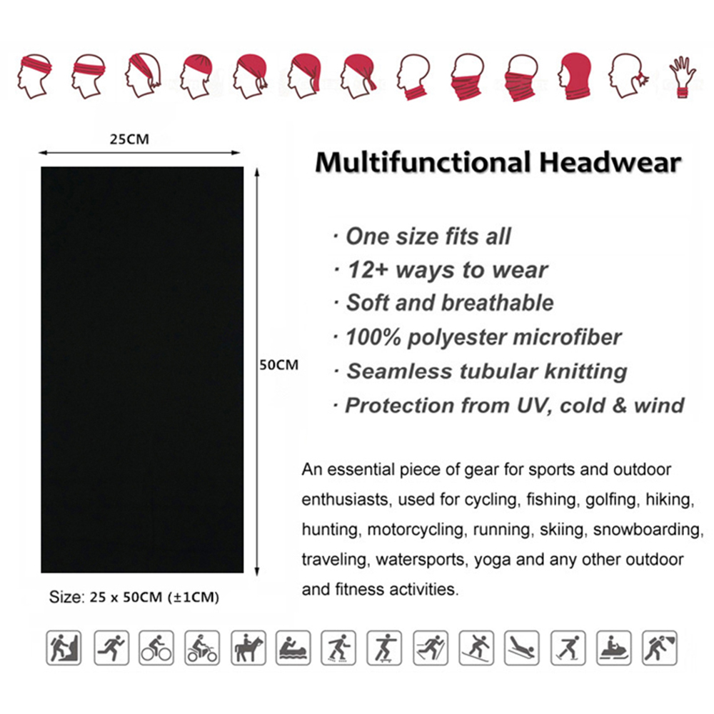 Pañuelos sin costuras de Color - Cycling Gear Men reseña y precio